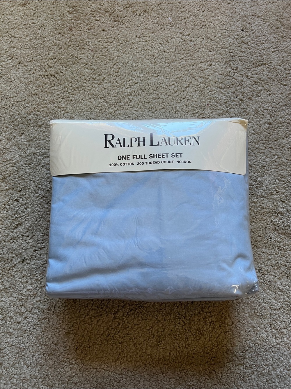 Ralph Lauren Full Sheet Set - Light Blue